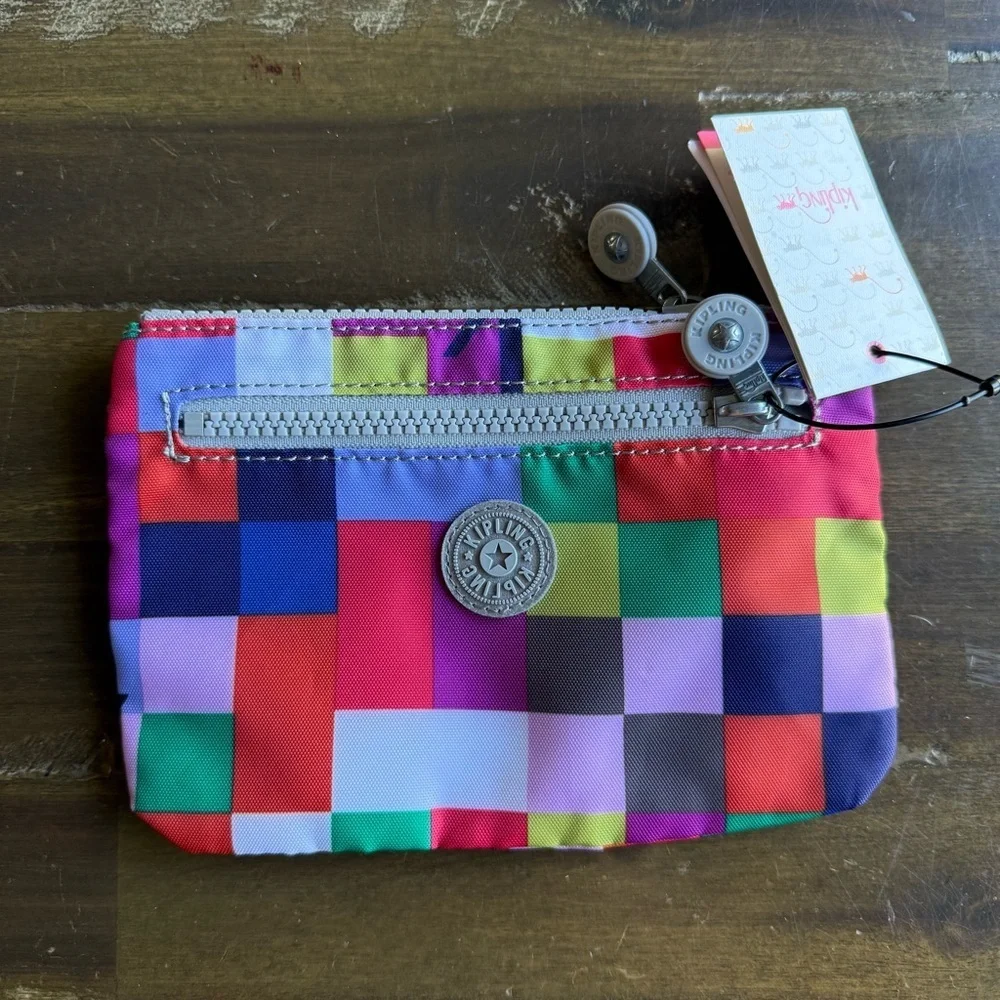 Kipling Multicolor Pouch with Zipper